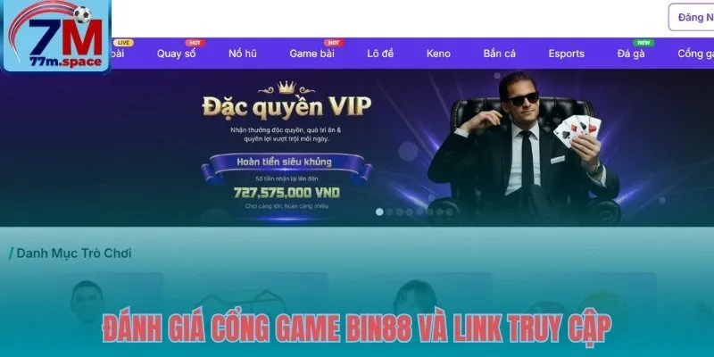 Thông tin đánh giá độ xanh chín nền tảng BIN88