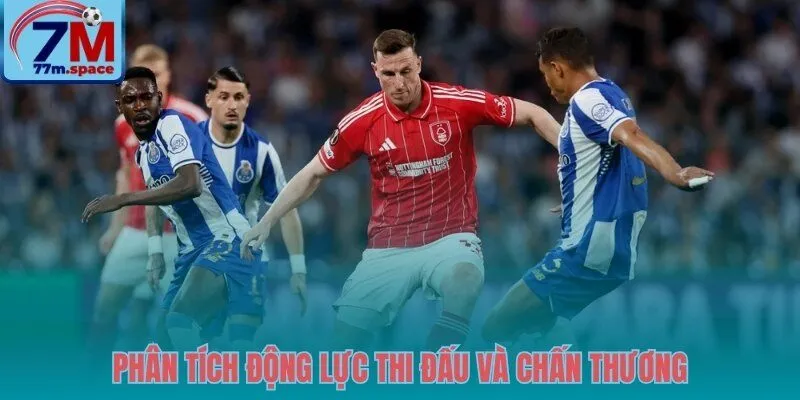 Tình hình chấn thương sau trận Nottingham vs Porto