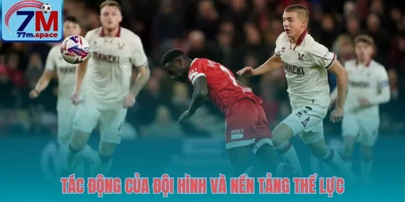 Chiến thuật kiểm soát thể lực trận Middlesbrough vs Sheffield